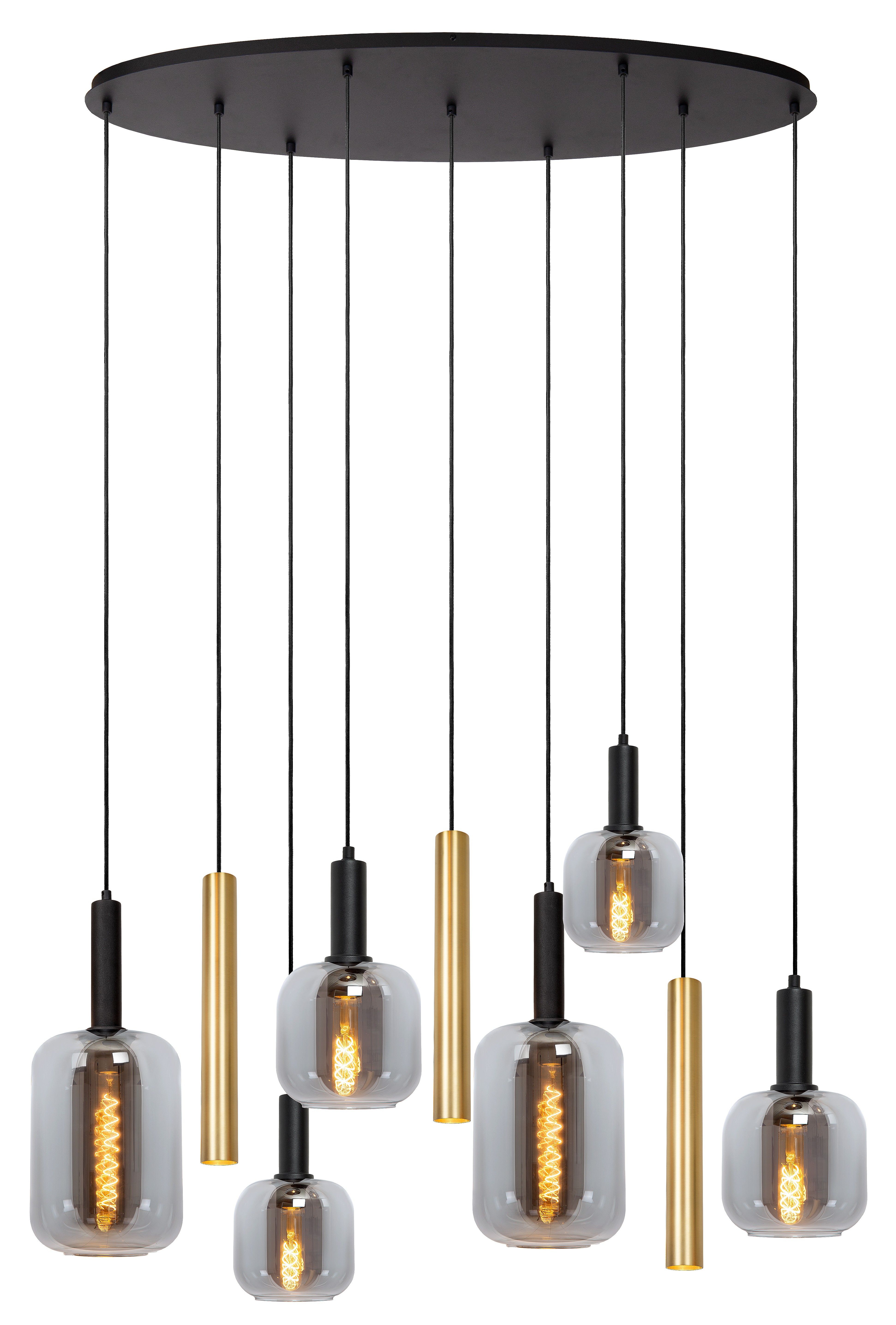 Hanglamp 9-lichts Joanet B130 x D35 cm