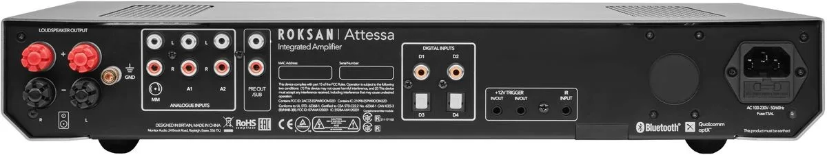 Roksan Attessa Noir Amplis hi-fi stéréo