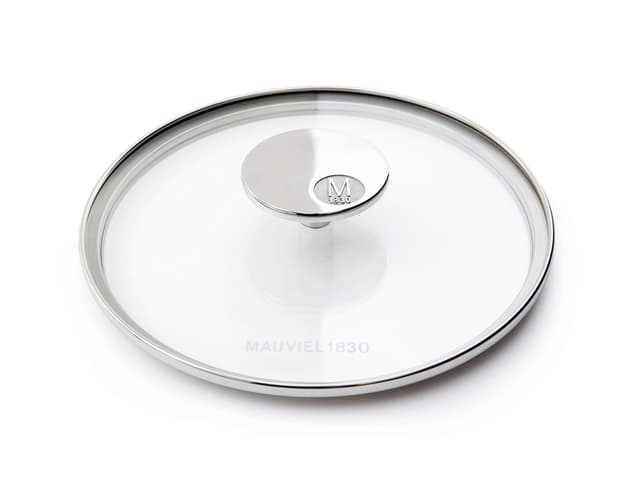 Mauviel M'360 Glaslåg Dia 28 cm Klar/Stål