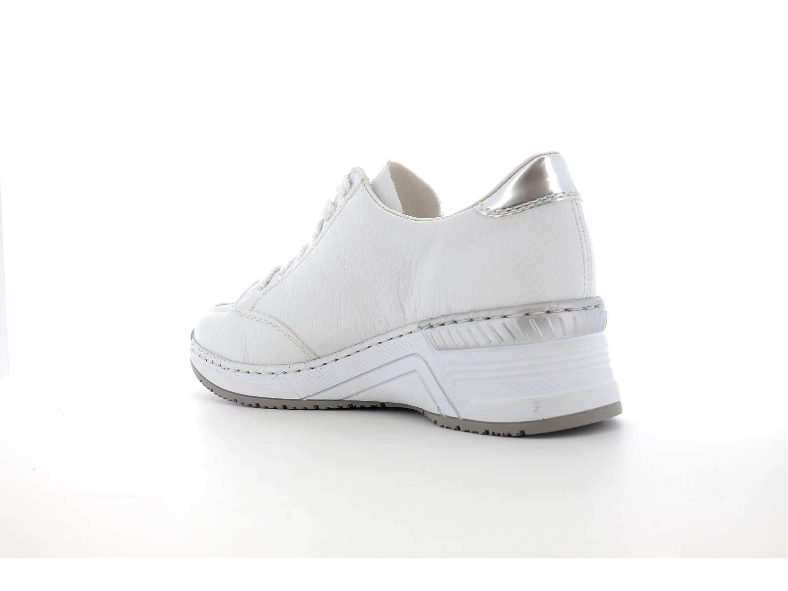 Rieker-N4322 Synthétique Blanc