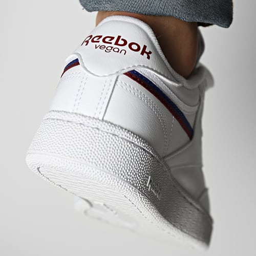 Baskets Club C 85 Vegan GY7152 Footwear White Classic Cobalt Classic Burgundy