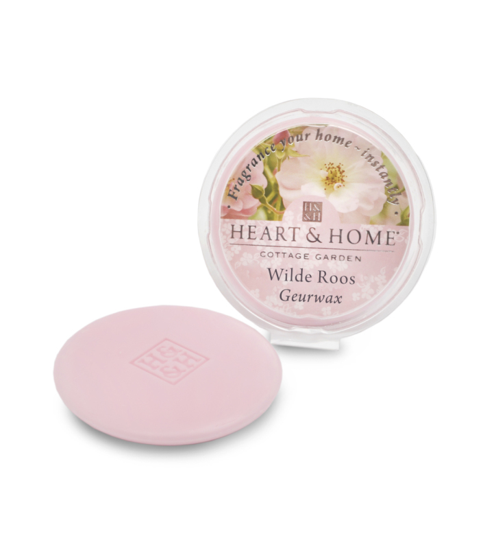 Heart & Home Geurwax - Wilde Roos 1st