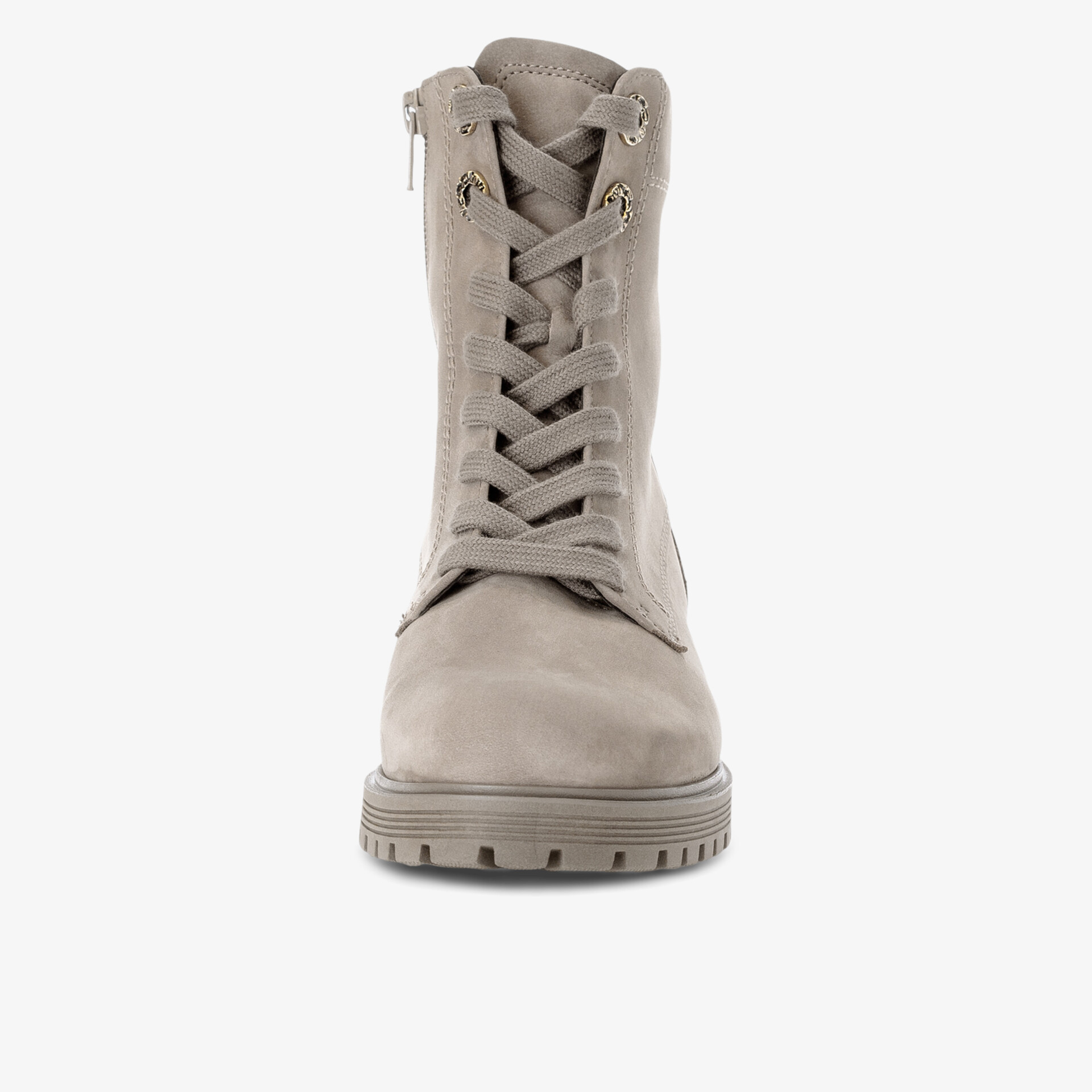 Gabor comfort Damen Schnürstiefeletten beige