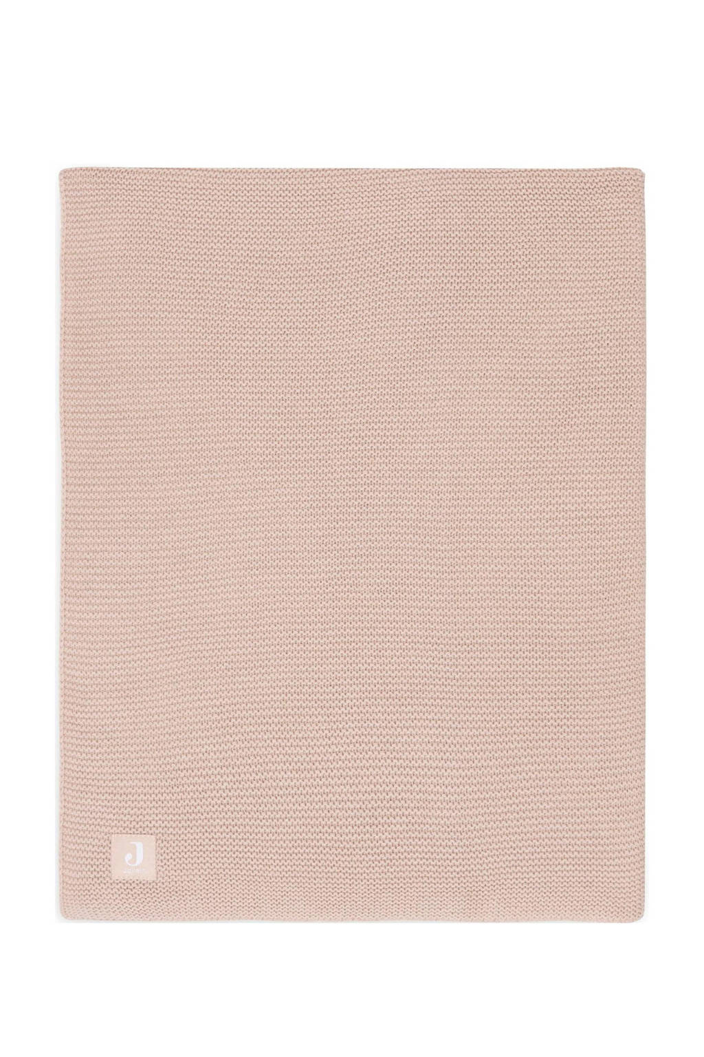 baby wiegdeken 75x100cm Basic Knit - Wild Rose
