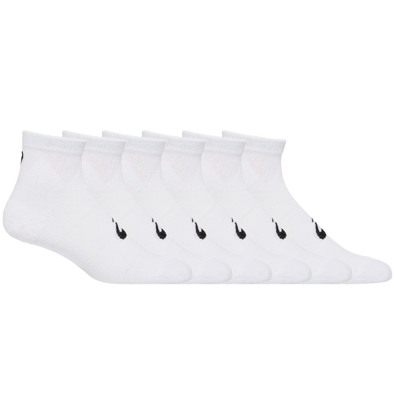 Chaussettes tennis Asics mi-hautes blanches 6 Pack