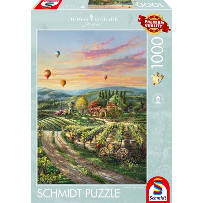 Thomas Kinkade - Puzzle - Peacefull Valley Vineyard - 1000 Teile