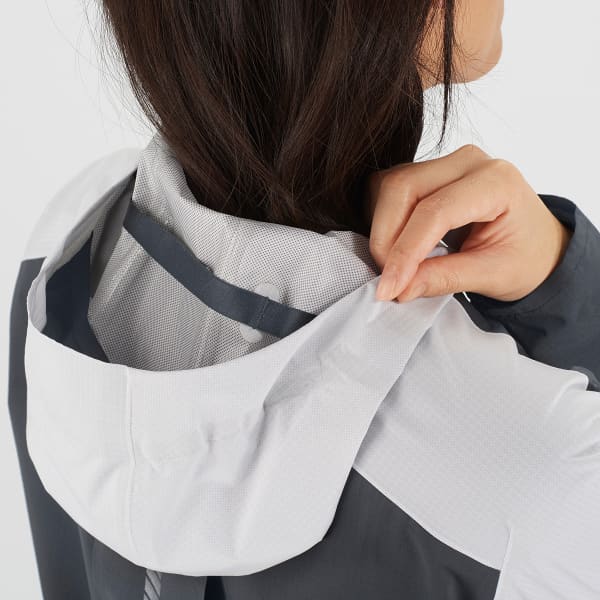 Veste trail SALOMON BONATTI TRAIL WP JKT W EBONY/WHITE