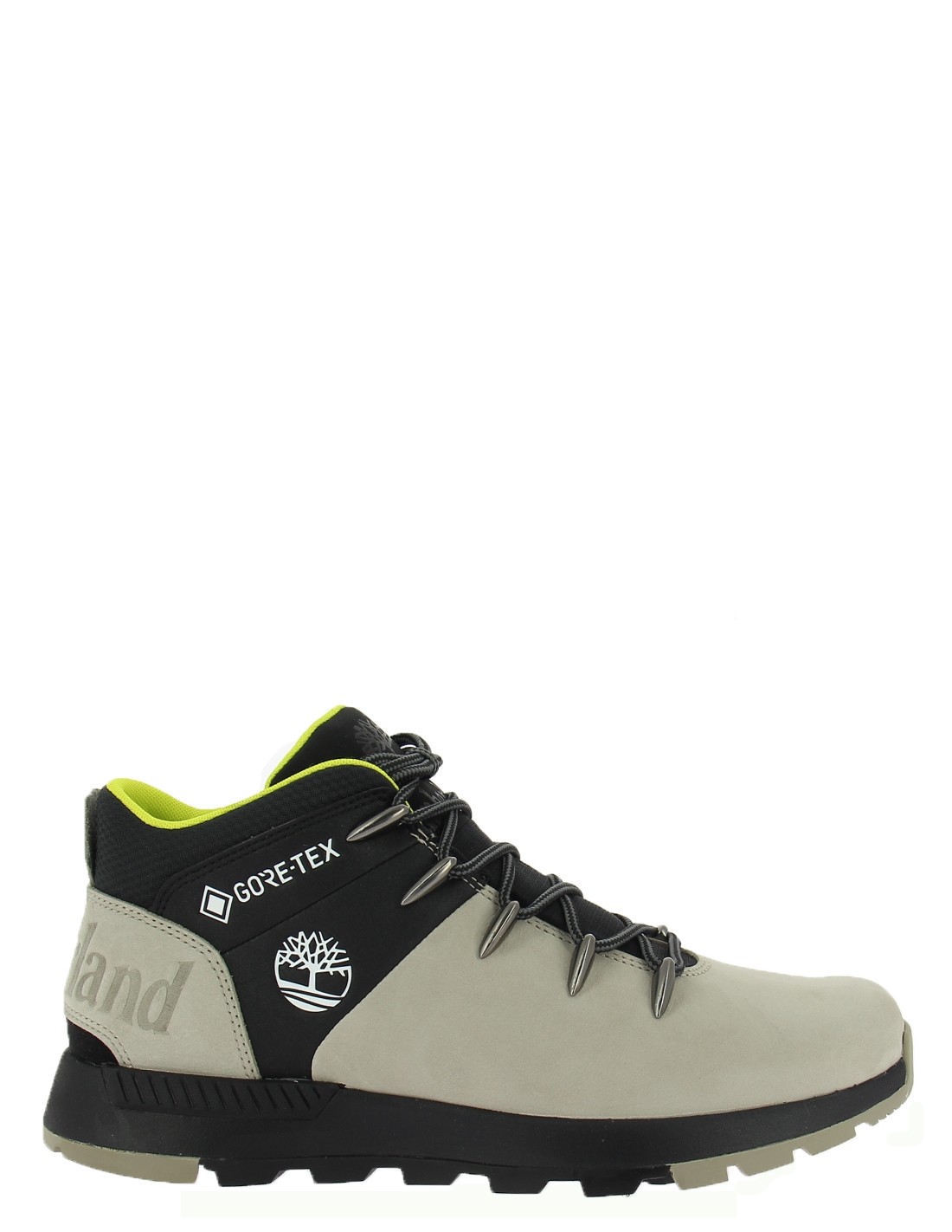 timberland boots homme sprint trekker mid gtx tpe nubuck gris/noir