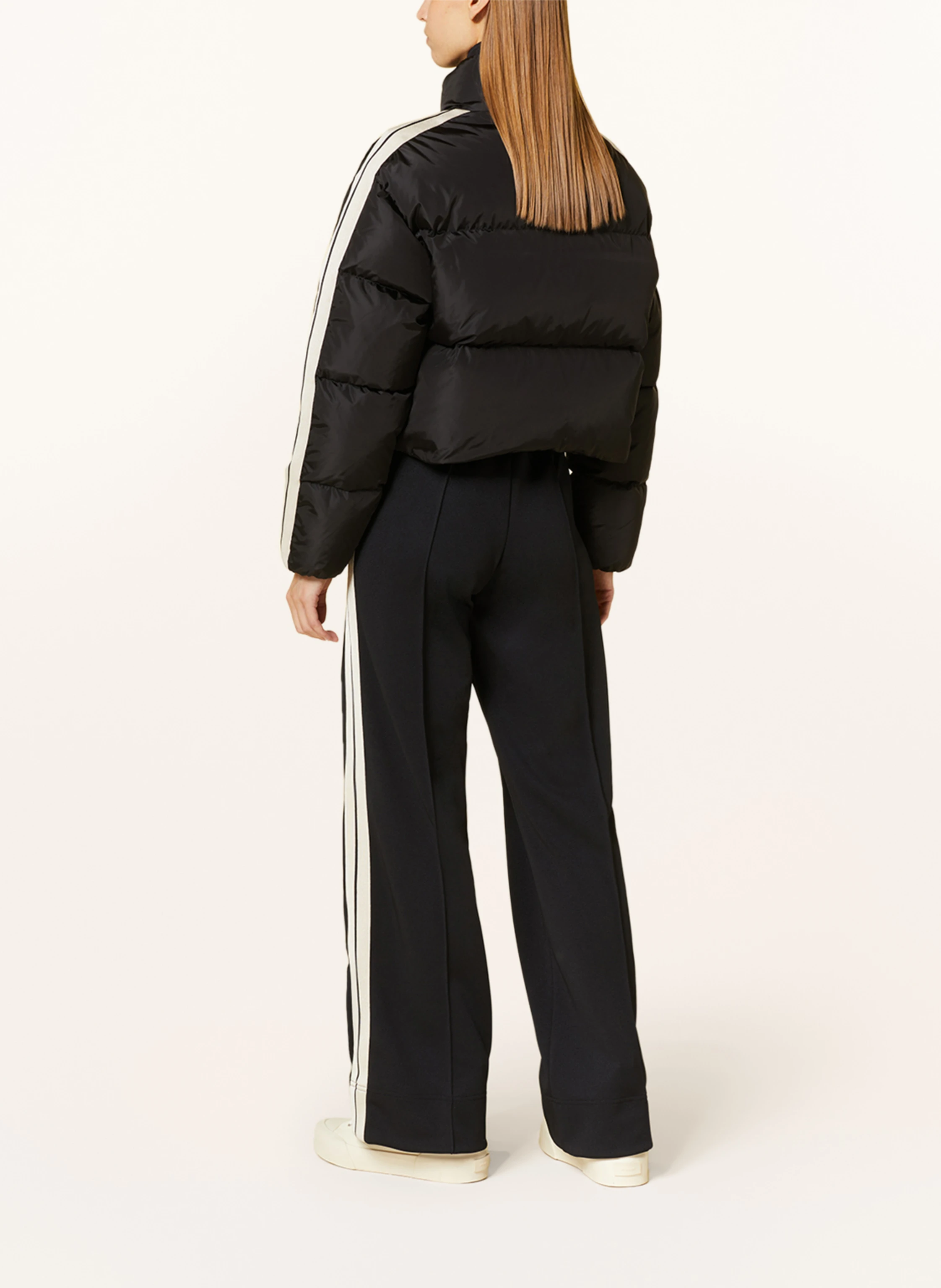 Palm Angels Daunenjacke mit Galonstreifen