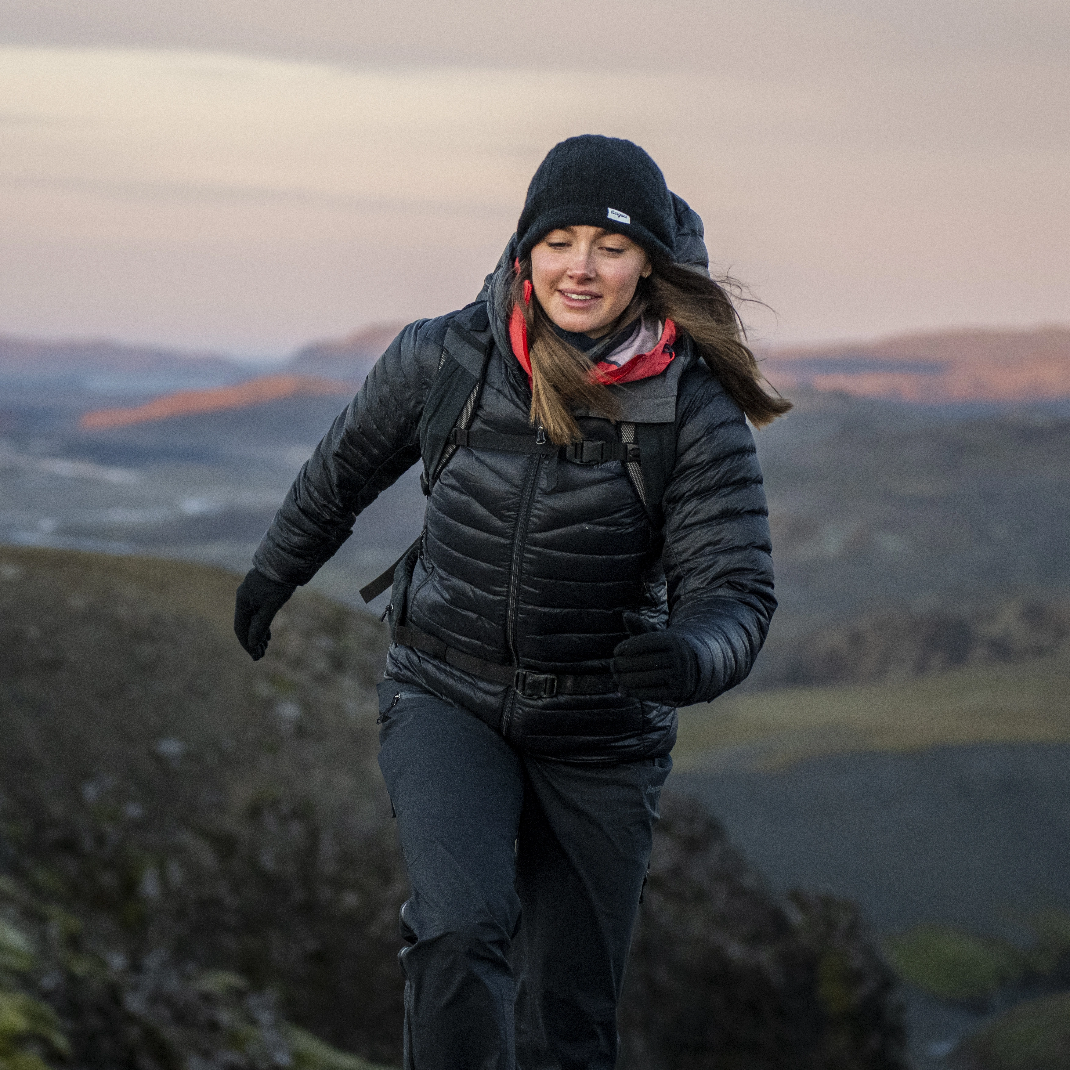 Rabot Light Down Jacket Hood Women Black