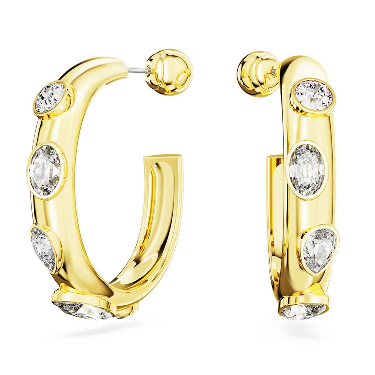 Boucles d'oreilles créoles Swarovski Dextera
