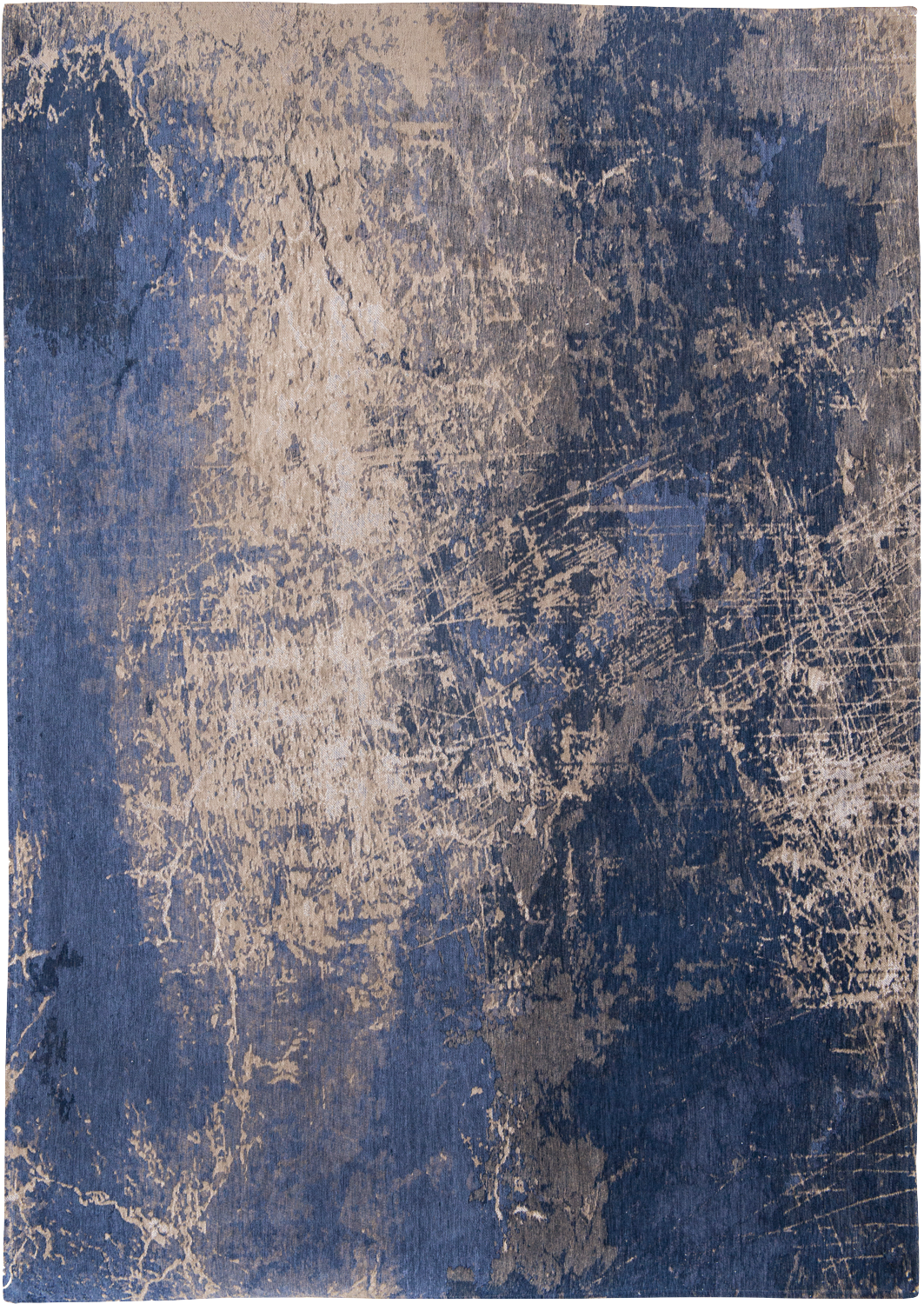 Ecorugs vloerkleed Cracks blauw 200x280 cm
