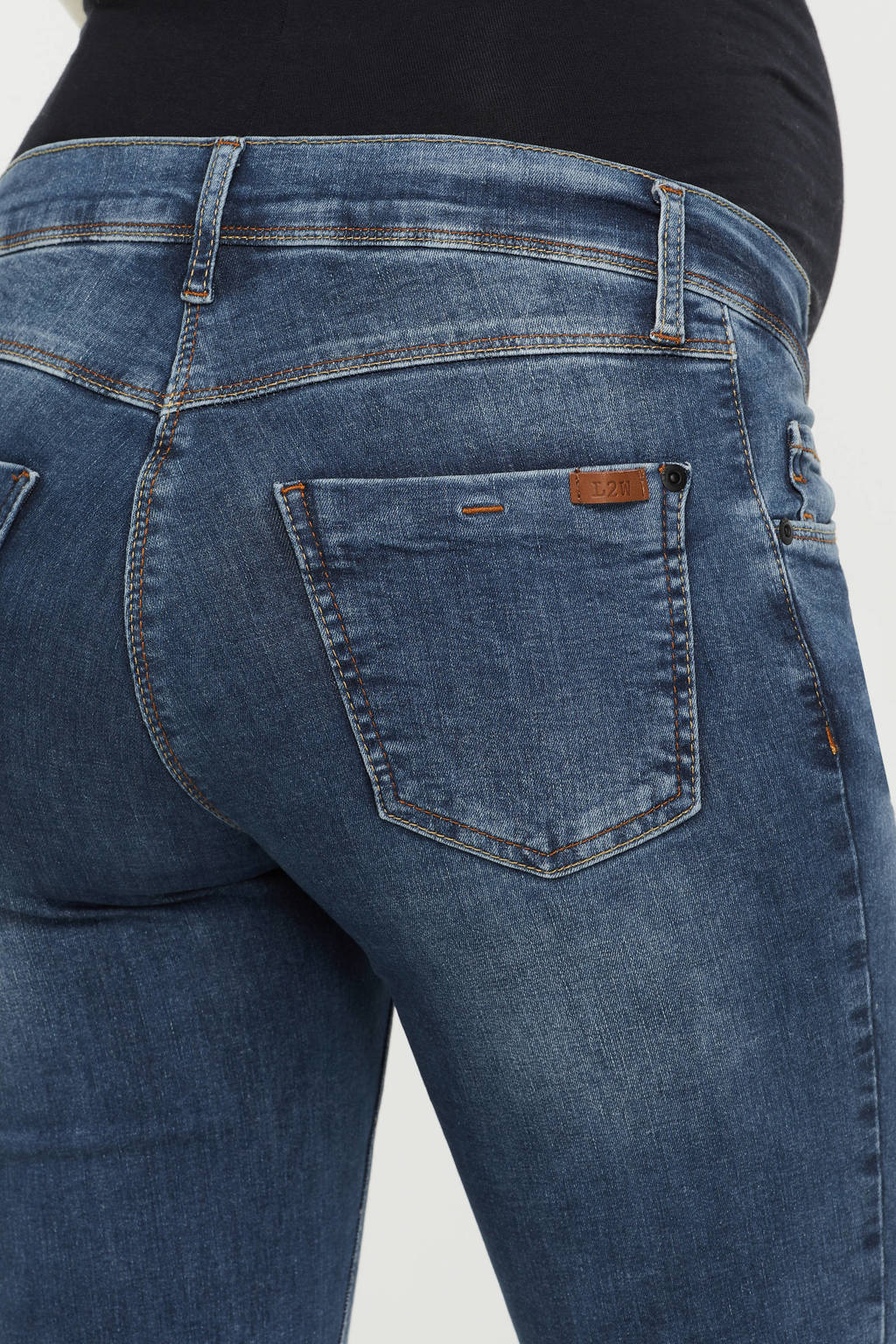 LOVE2WAIT skinny fit zwangerschapsjeans Sophia stonewashed