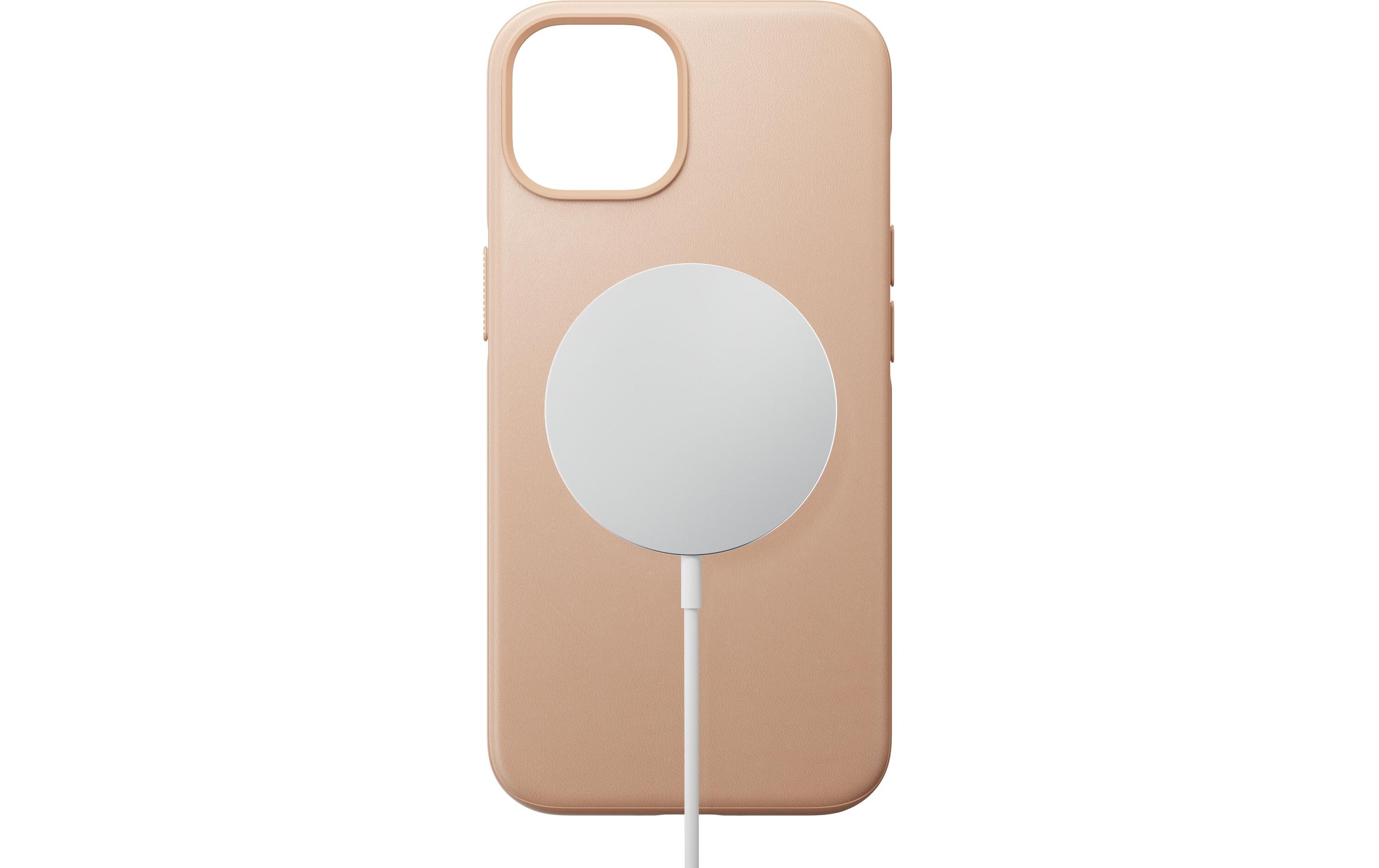 Back Cover Modern Leather iPhone 14 BeigeModerne Schutzhülle aus Leder für das Apple iPhone 14