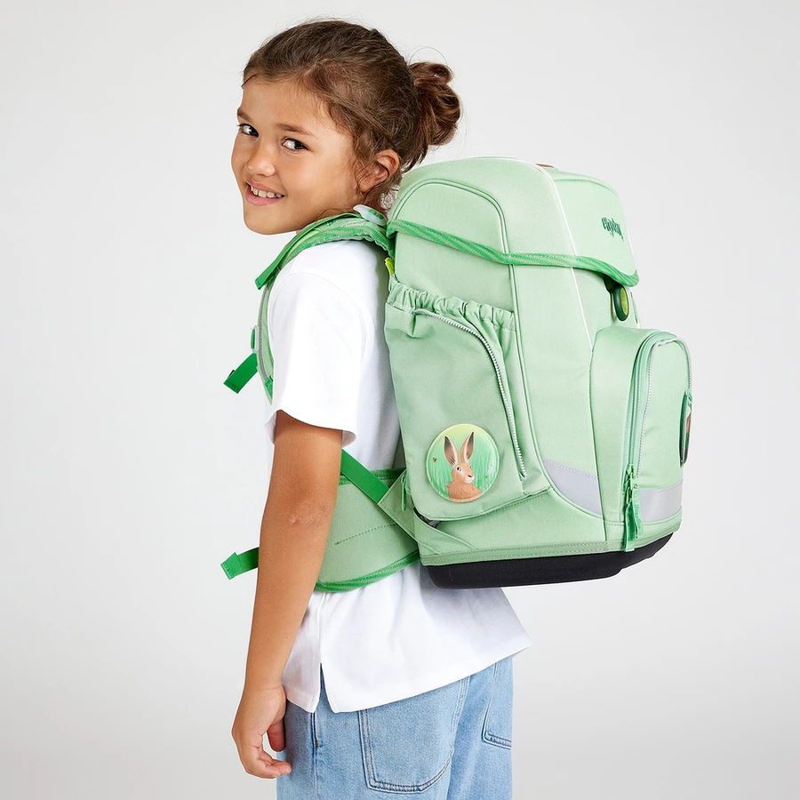 Ergobag Cubo Eco Hero - Schulranzen Set 5tlg. Modell 2024 WaldBärwohner