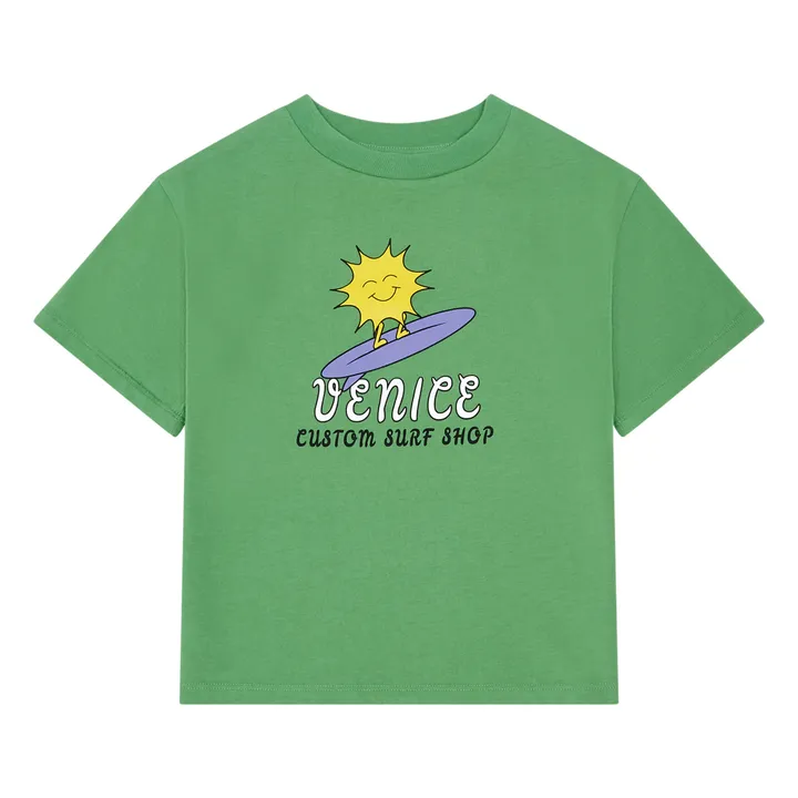 Hundred Pieces T-shirt Manches Courte Coton Bio | Vert