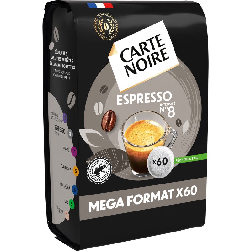 Dosettes de café Carte Noire Expresso riche N° 8 - Paquet de 60