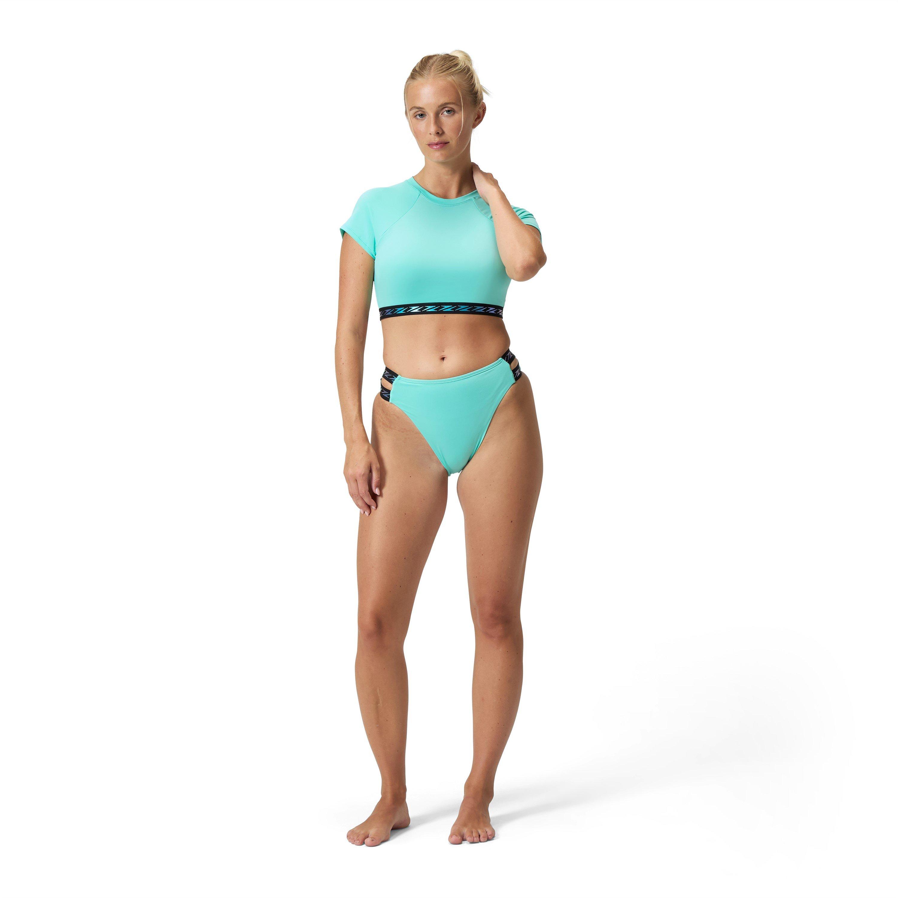 Speedo Solid Logo Elastic Crop Top
