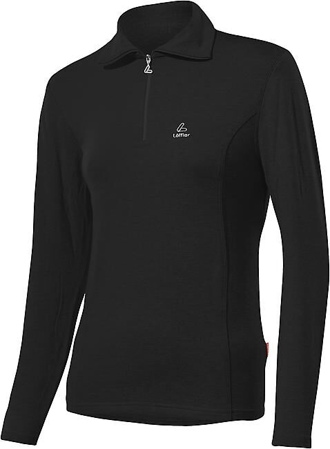 LOFFLER - T-SHIRT ML DEMI ZIP BASIC W