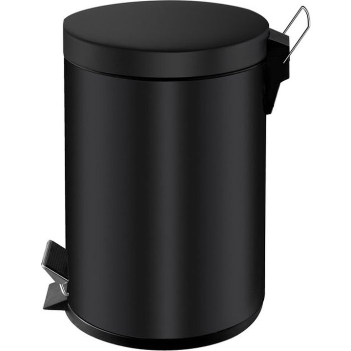 Vepa Bins Afvalbak Pedaalemmer Rond 3 Liter Zwart (VB222203Z)