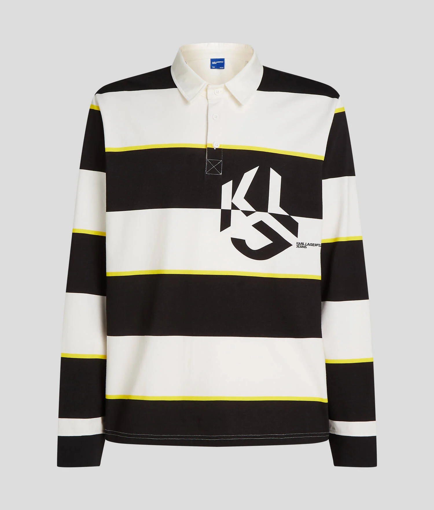 CHEMISE DE RUGBY RAYÉE KLJ MONOGRAM