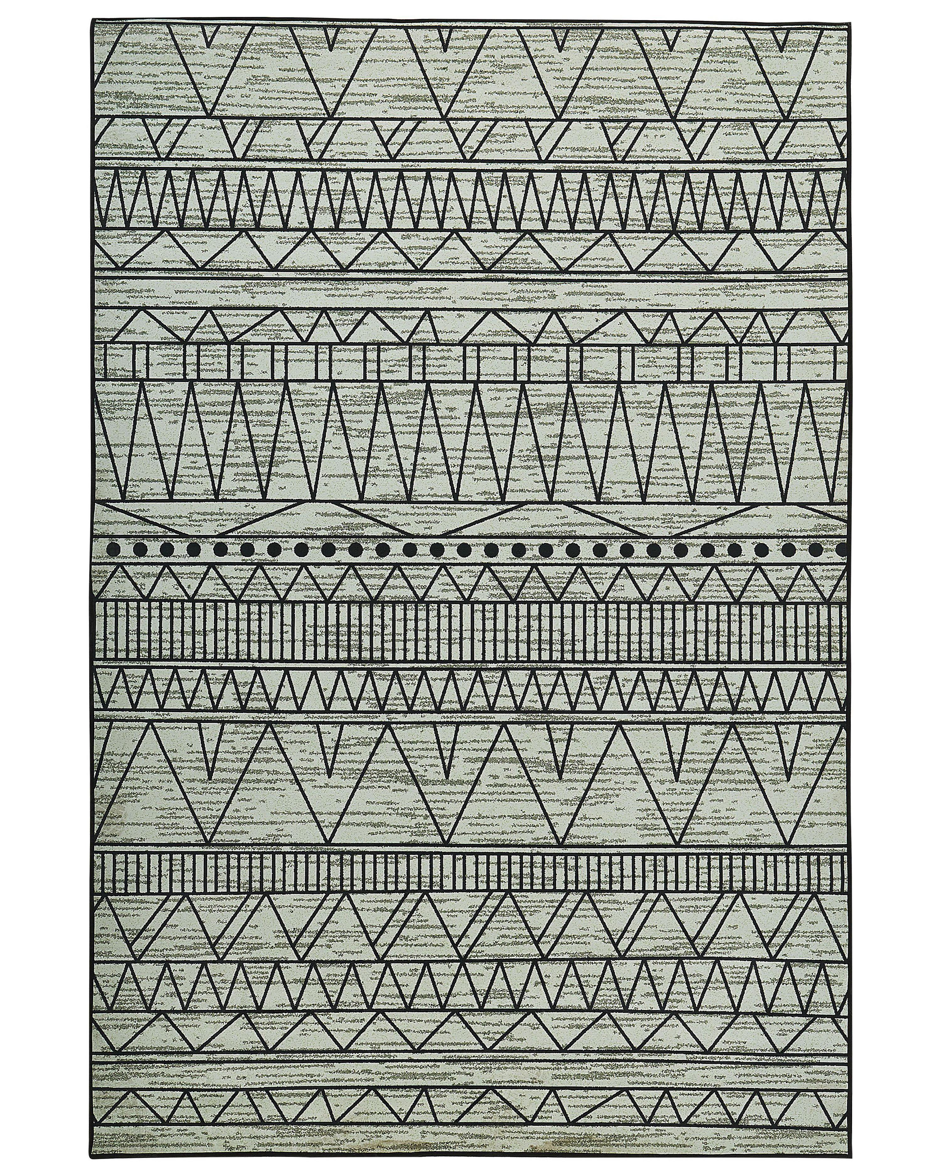 Vloerkleed KEBAN Zwart 160 x 230 cm