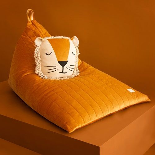 Nobodinoz zitzak essaouira velvet - farniente yellow 115 cm