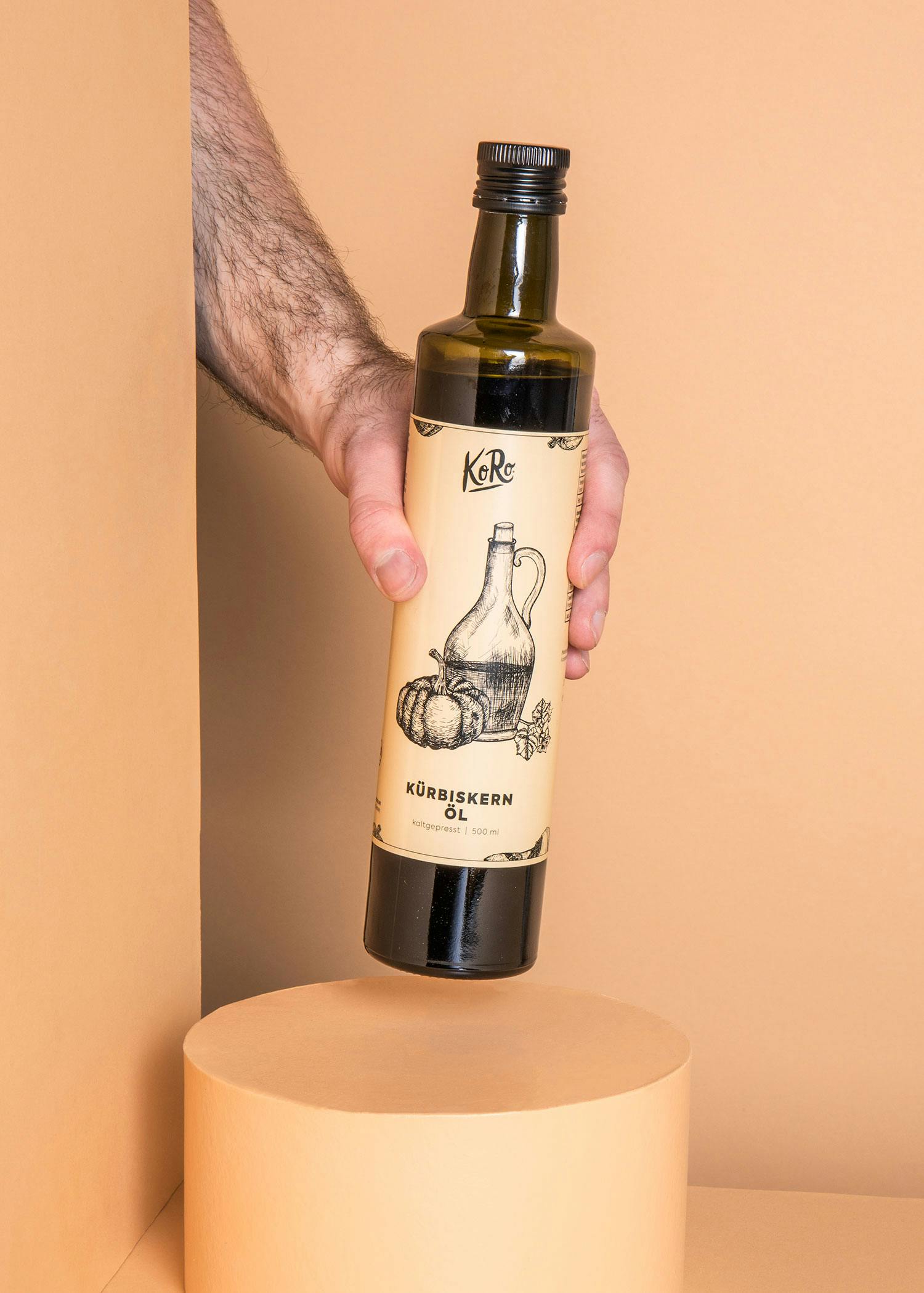 Ungeröstetes Bio Kürbiskernöl 500 ml