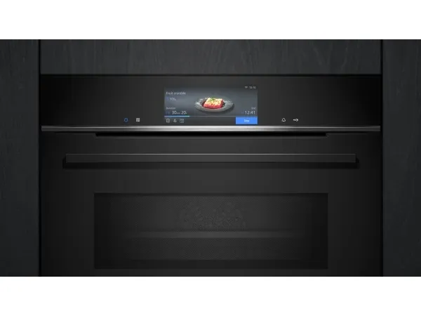 Siemens iQ700 HM778GMB1, Medium, Elektrisk ovn, 67 L, 3600 W, 67 L, 30 - 300 °C