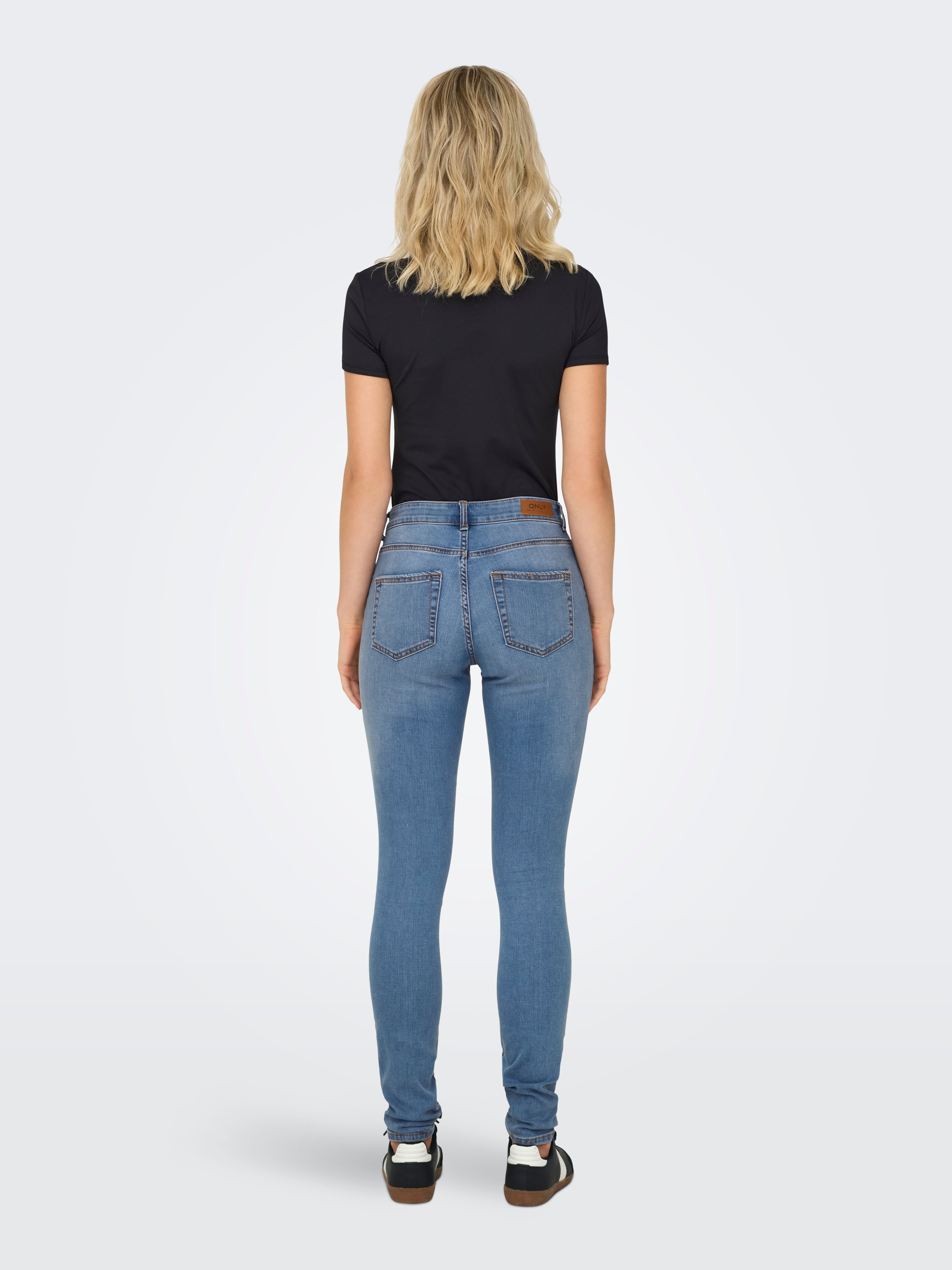 ONLHUSH Mittlere Taille Skinny Fit Jeans Light Blue Denim