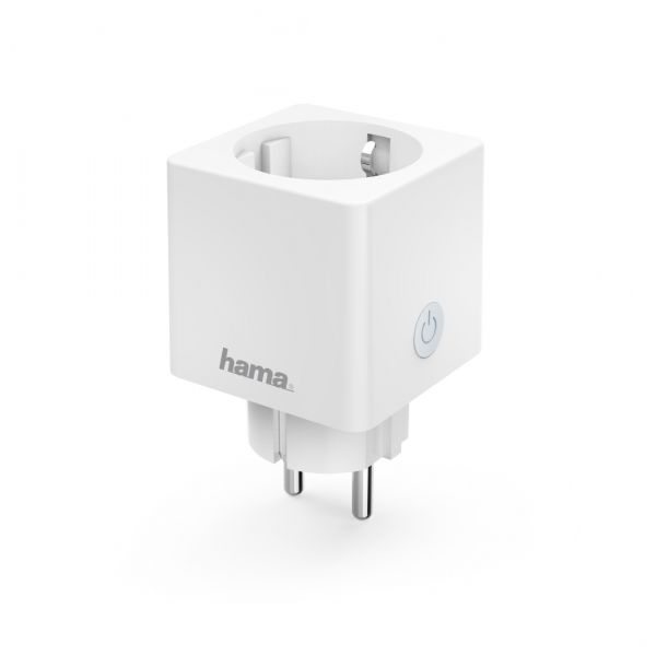 Hama Tomada Mini Wlan , Sem Hub, Control de Voz E App ,com Controle De Consumo - 3,680 W, 16 A