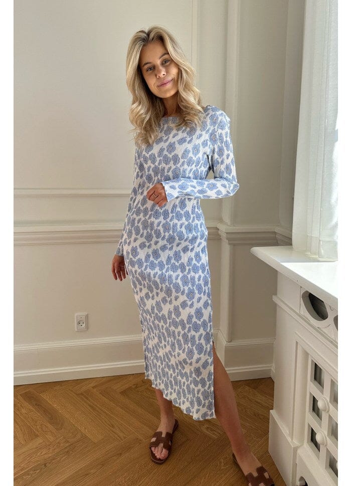 BYIC Odaic Dress bdf blue dazzling flower