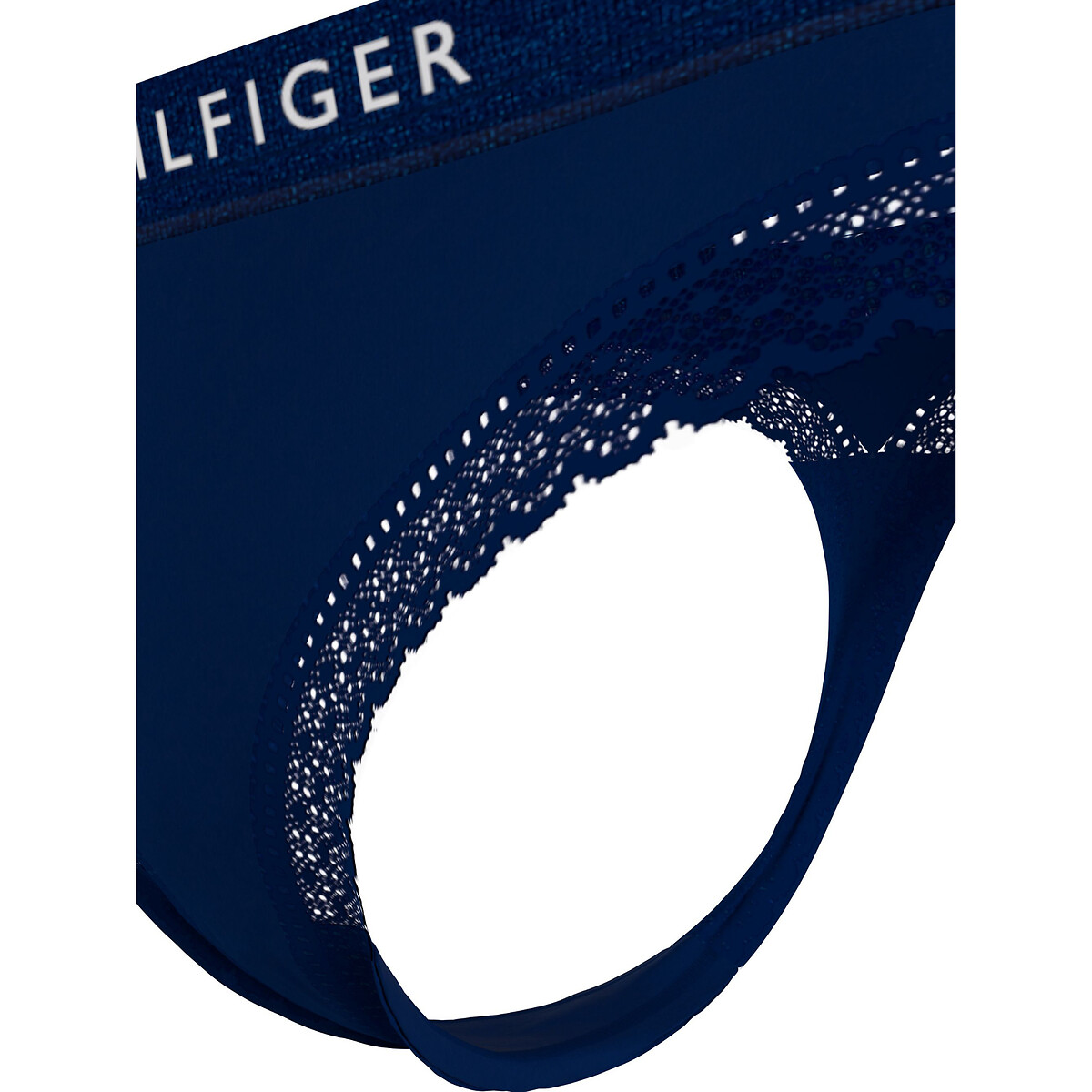 TOMMY HILFIGER<br>Cordão de microfibra e renda