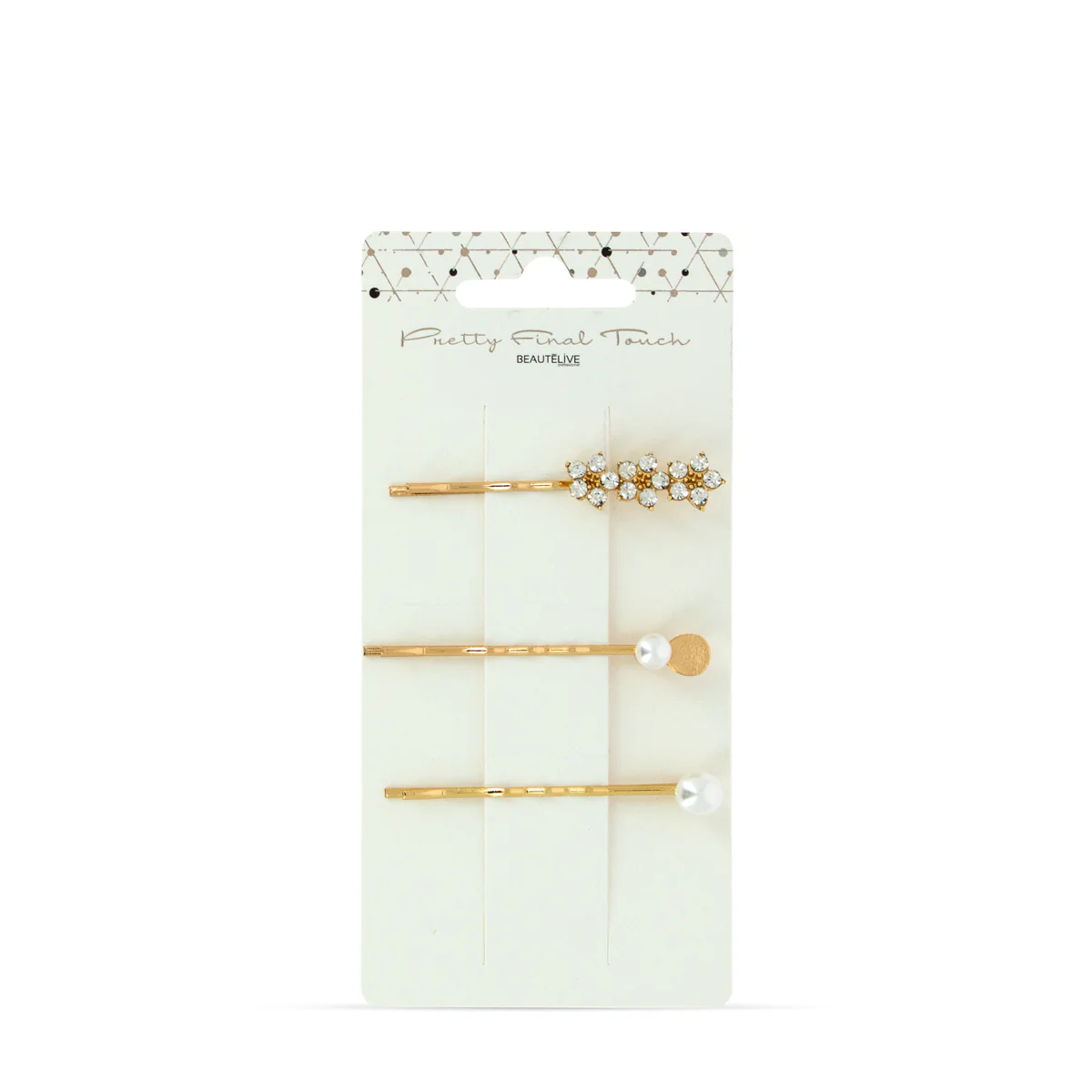 Barrettes dorées Mix x3