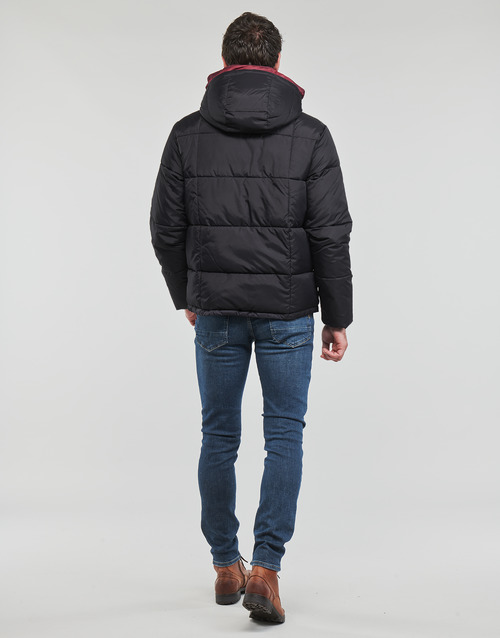 Scotch & Soda - HOODED PUFFER JACKET - Noir