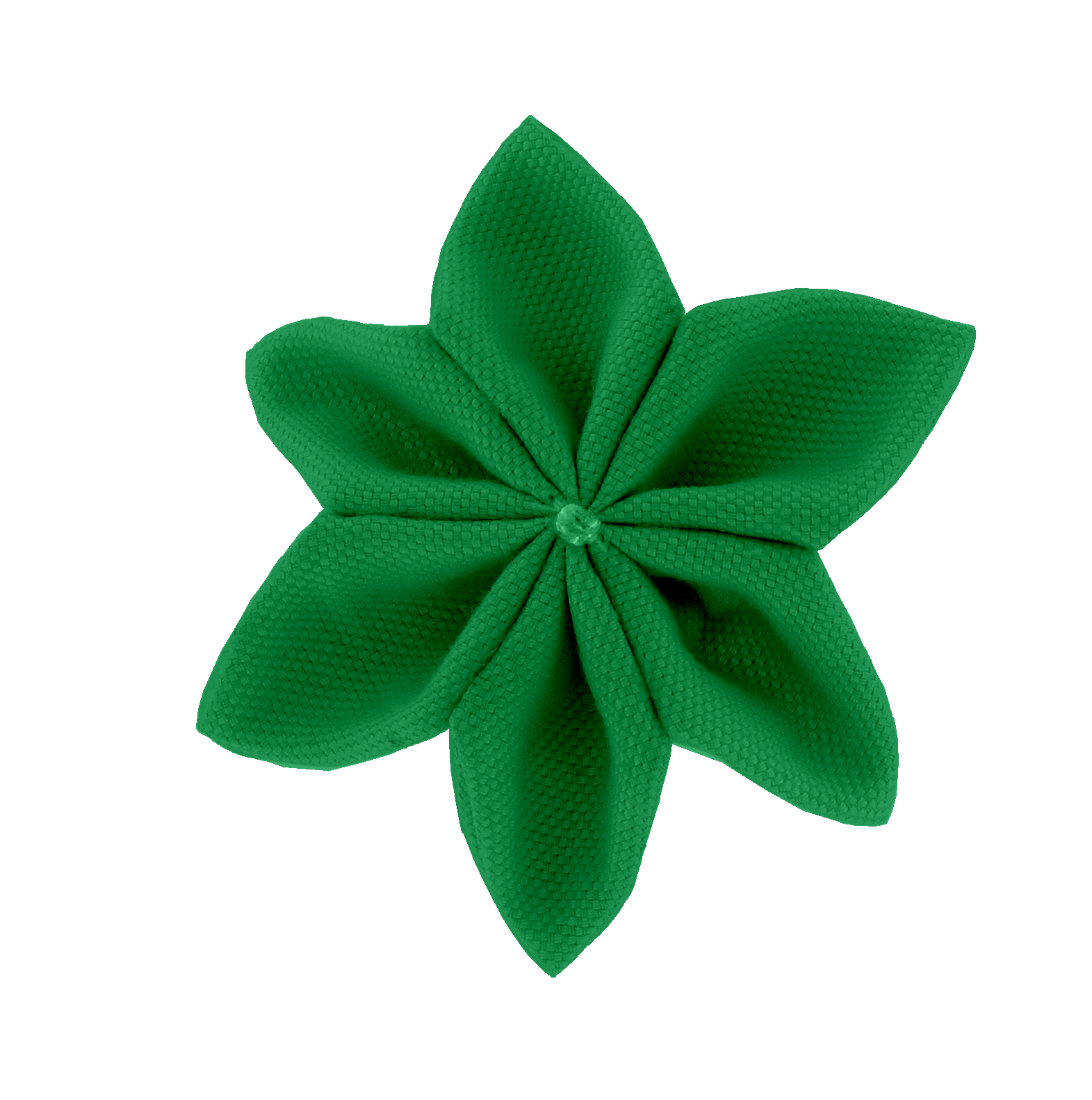 Barrette Fleur Étoile 4 Vert Vif
