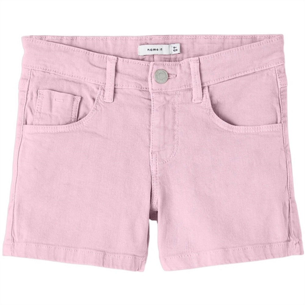 Køb Name it Parfait Pink Rose Twill Shorts Noos