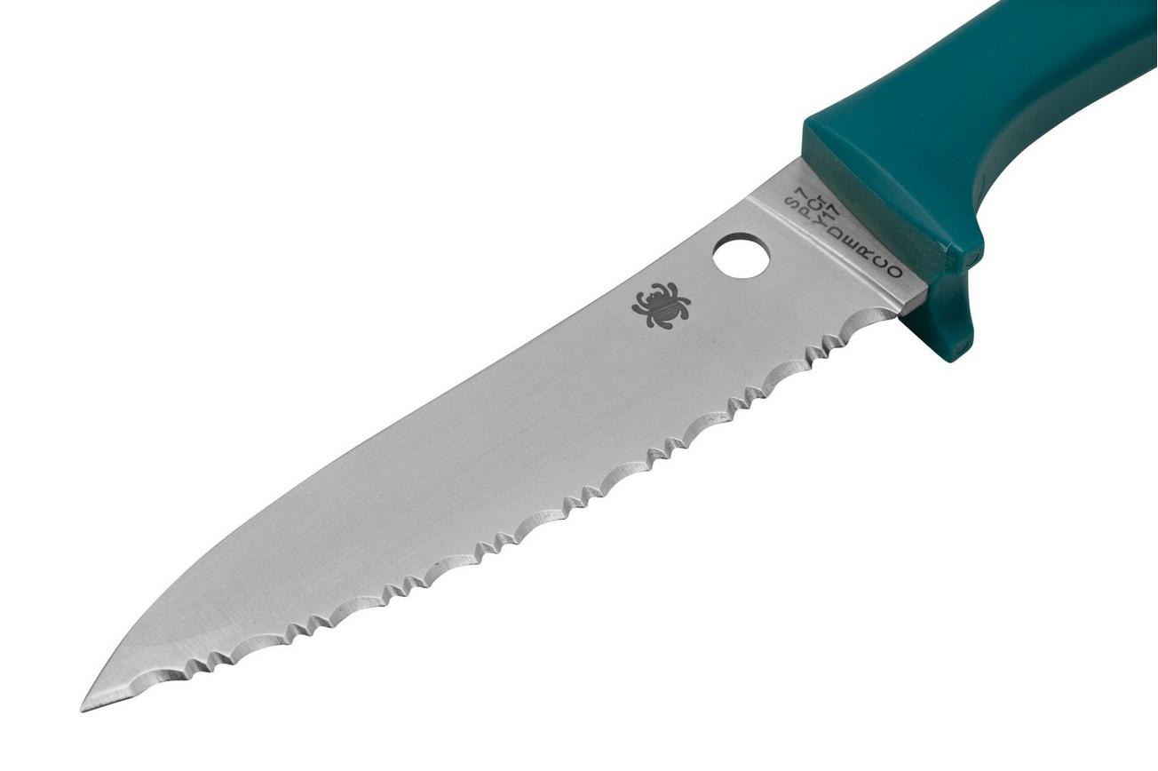 Spyderco Counter Critter K21SBL Blue, gekarteld universeelmes
