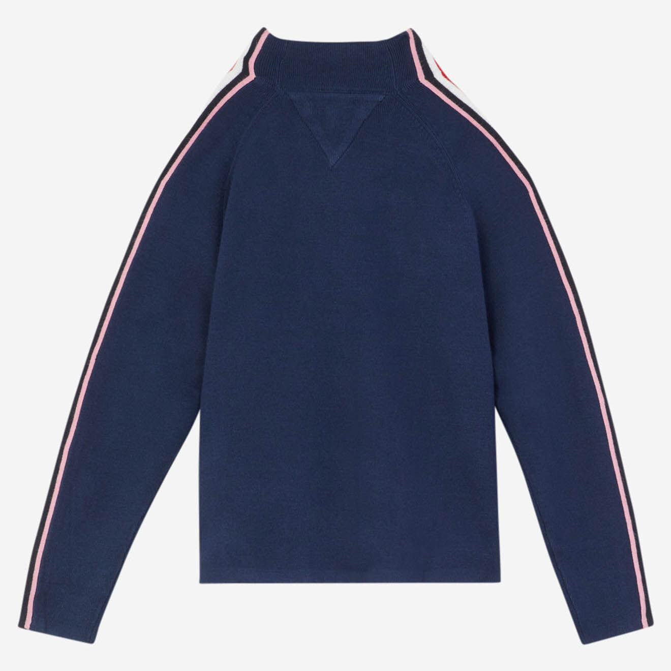 Tommy Hilfiger Pull bande manche bleu marine