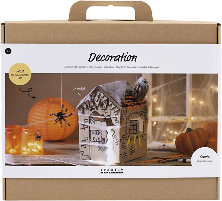Creativ Company Maxi DIY Kit Dekoration, Halloween hus