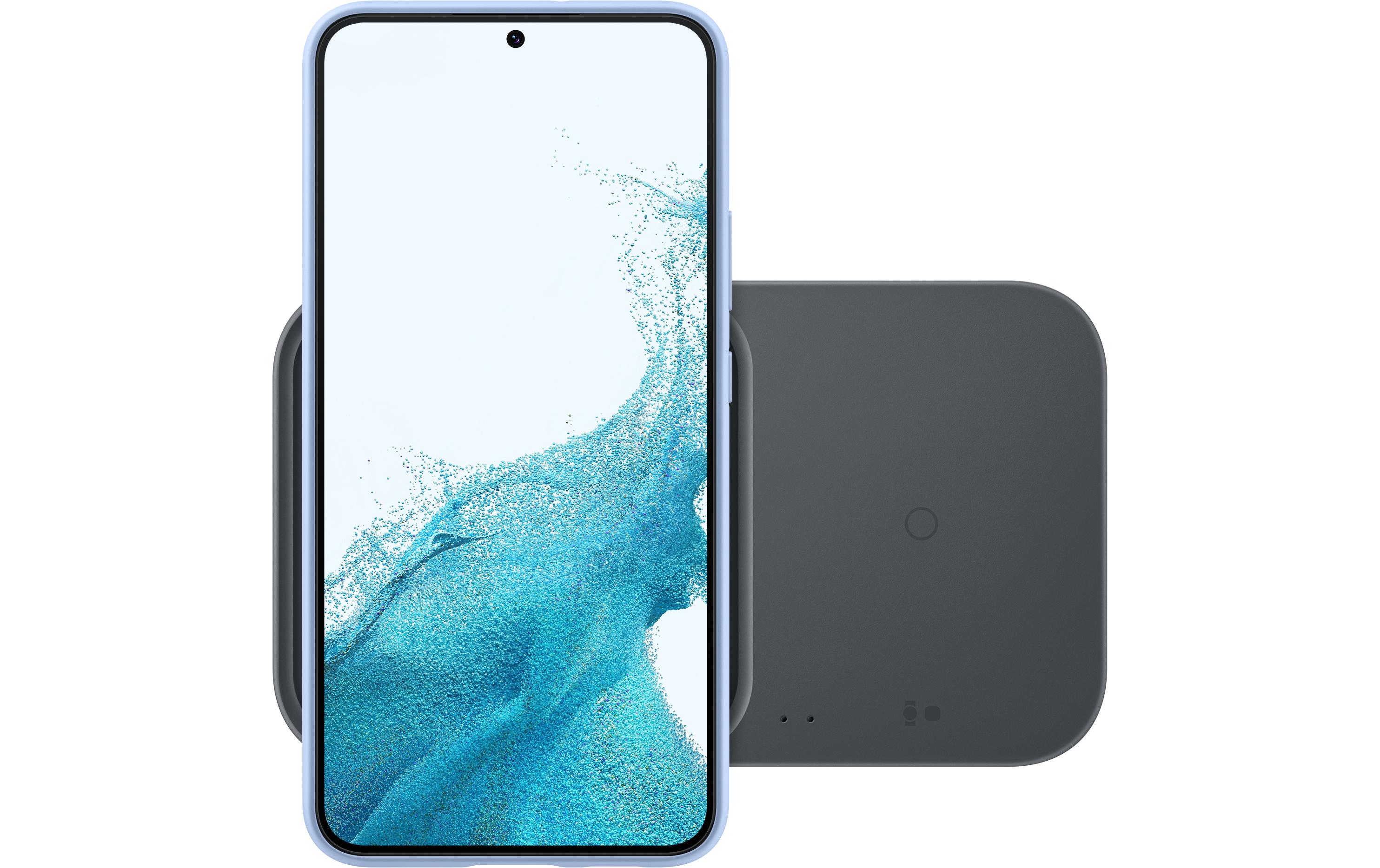 Wireless Charger Pad Duo EP-P5400 SchwarzInduktives Ladepad für kompatible Smartphones, Galaxy Watch und Galaxy Buds