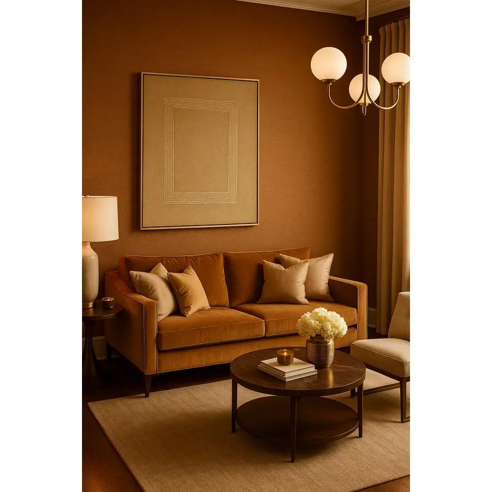 Dutch Wallcoverings Vliesbehang Linen & Textures uni - goud - 10,05m x 53cm