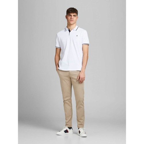 Jack & Jones - 12186479 MARCOJJ FRED-WHITE PEPPER Beige