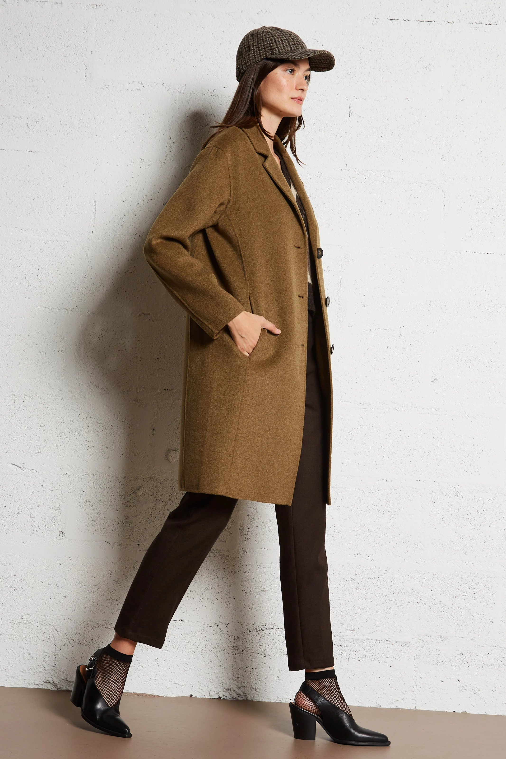 PACIFIO - Pantalon droit | Marron