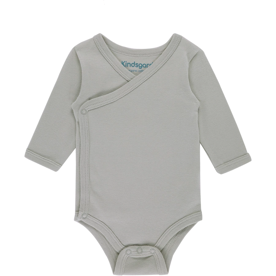 kindsgard Wickelbody trunder 5er-Pack langarm grau