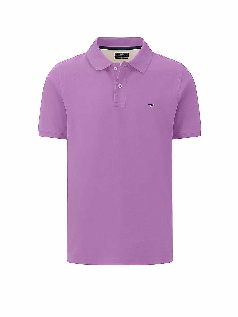 FYNCH HATTON Poloshirt Casual Fit lila
