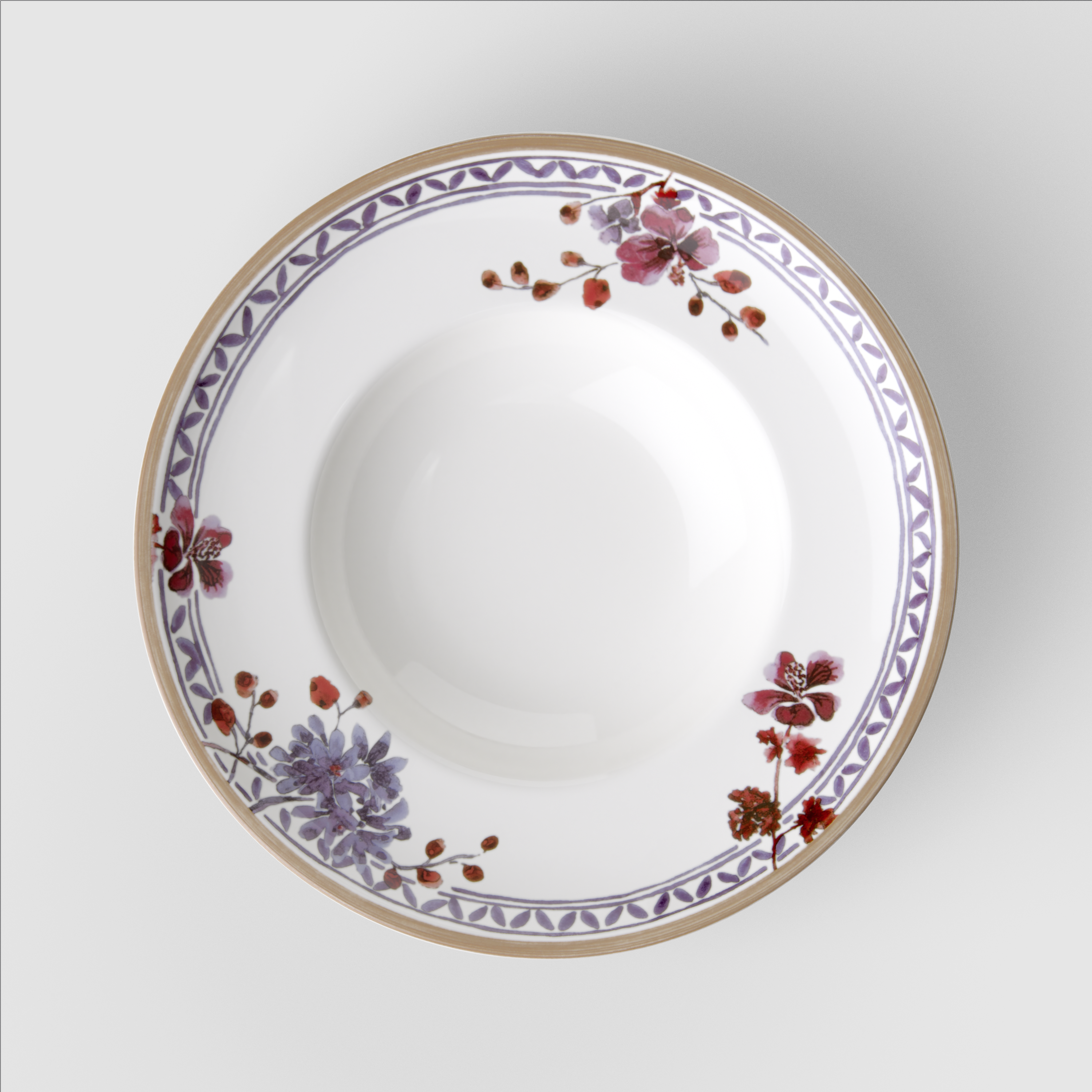 Artesano Soup bowl Multi-colored, 10.1'', Premium Porcelain