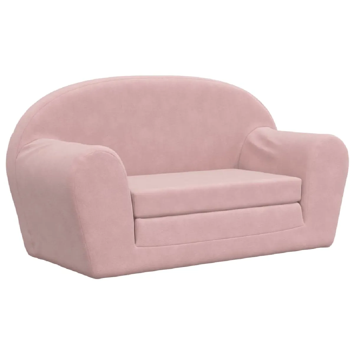 vidaXL Canapé-lit 2 places - Rose