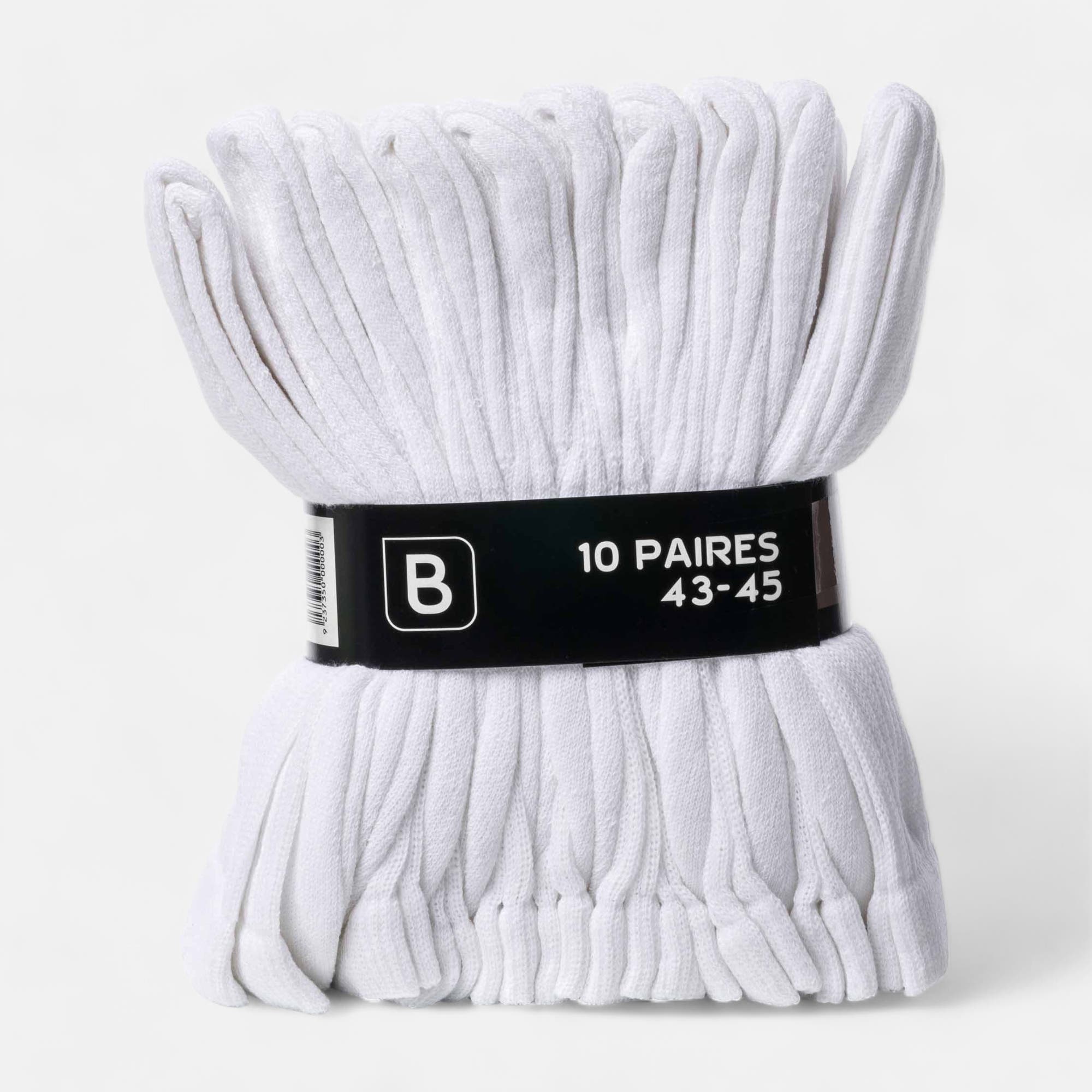 Chaussettes de sport Homme blanc