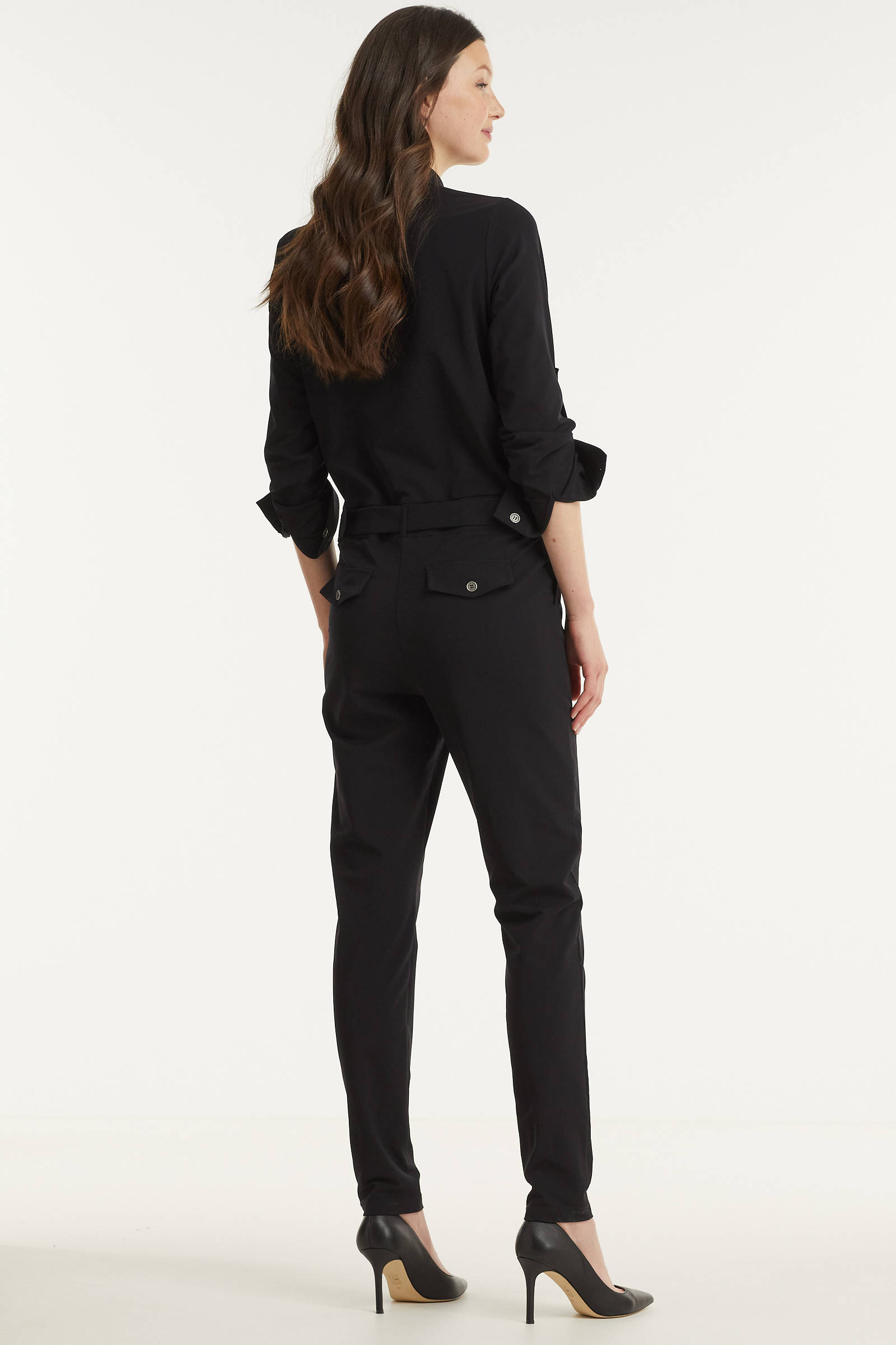 TQ-Amsterdam jumpsuit Gerda van travelstof zwart